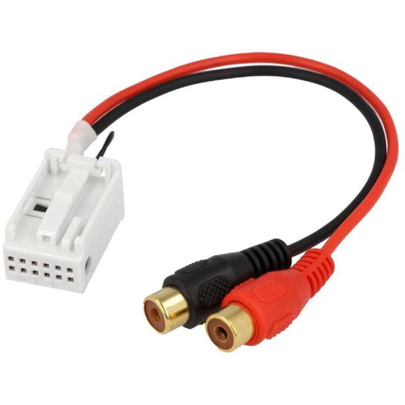 Cable Autoradio Adaptateur rca compatible avec Mercedes a b c clk gl m r s sl