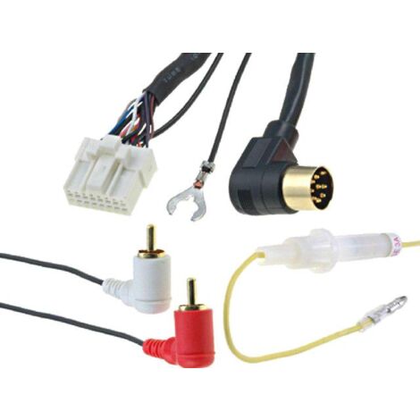 Cable Autoradio compatible avec changeur CD Panasonic 5.5m jacks males