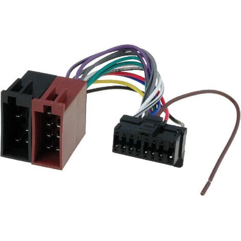 Cable Autoradio Panasonic 16PIN Vers ISO- connecteur marron 2