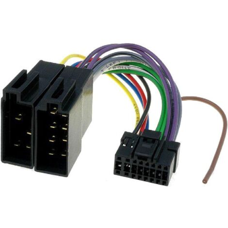 Cable Autoradio Panasonic 16PIN Vers ISO- connecteur noir