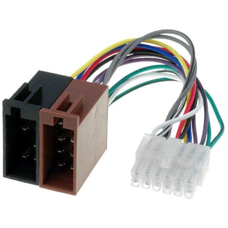 Cable Autoradio PI03 Pioneer 12PIN Vers Iso- connecteur blanc 1