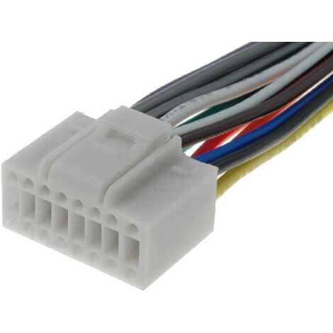 Cable Autoradio Pioneer 16PIN Fils nus - connecteur blanc