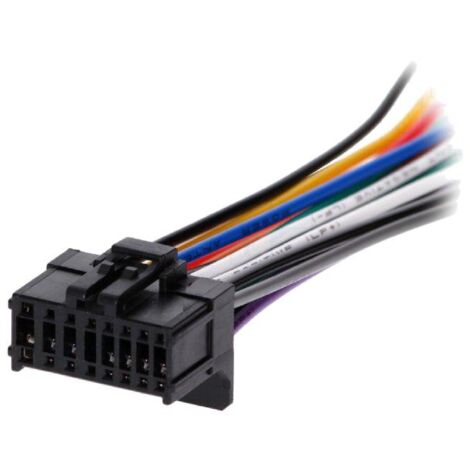 Cable Autoradio Pioneer 16PIN Fils nus - connecteur noir 1