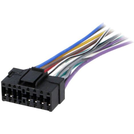 Cable Autoradio Pioneer 16PIN Fils nus - connecteur noir 2