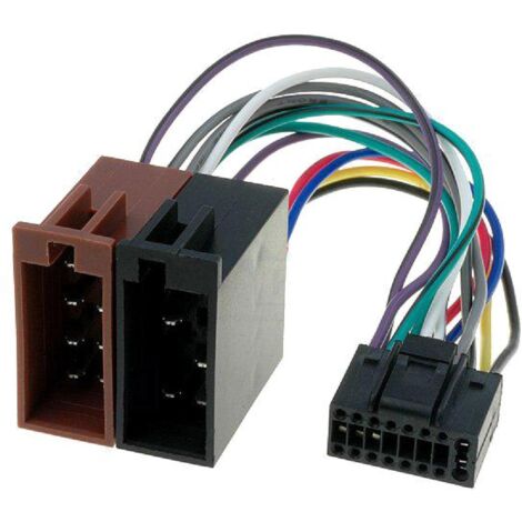 Cable Autoradio Pioneer 16PIN Vers Iso - connecteur noir 4