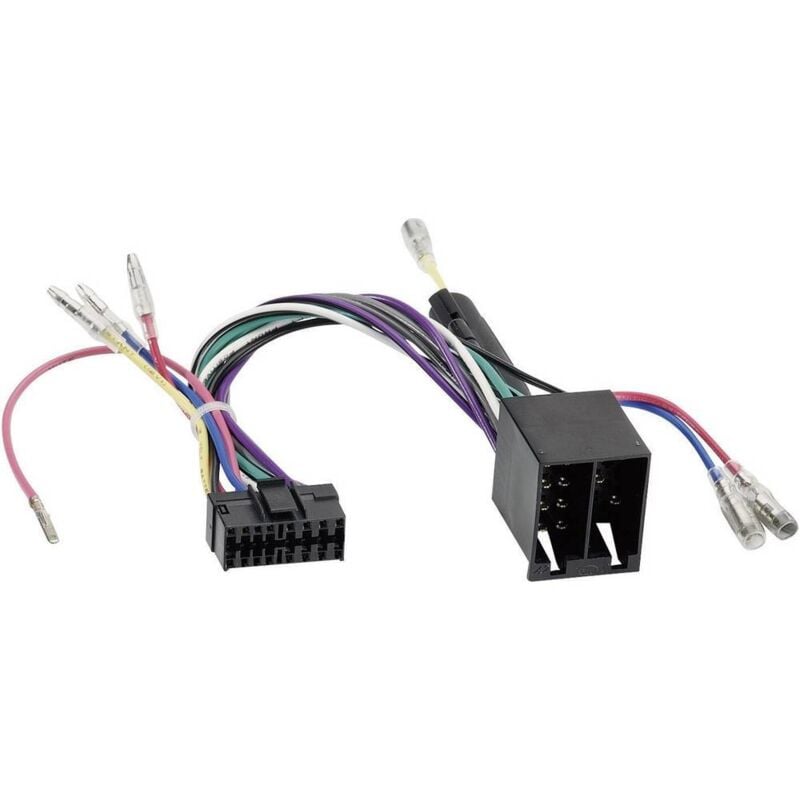 Cable autoradio vers iso - jvc 16 pin