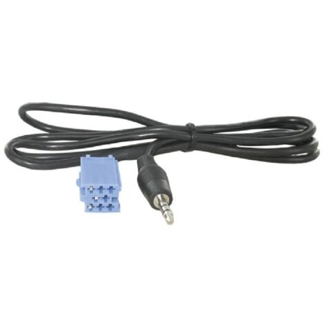 Cable AUX Mini ISO Jack 3.5 pour Autoradio Blaupunkt Becker VDO