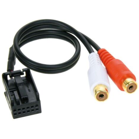 Cable auxiliaire compatible avec autoradio origine BMW 3 5