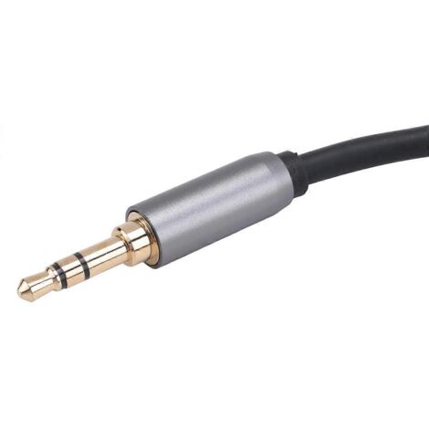 Câble auxiliaire jack 6,35 mm vers 3,5 mm pour clavier électronique et guitare