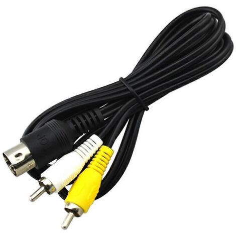 Câble AV, câble audio et vidéo, cordon RCA pour SEGA Mega Drive 1