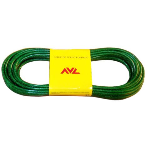 Cable AVL Acero 3.5 mm Plastificado Verde 20 m