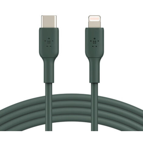 Cable Belkin de conector Lightning macho/USB C macho 1 m Negro