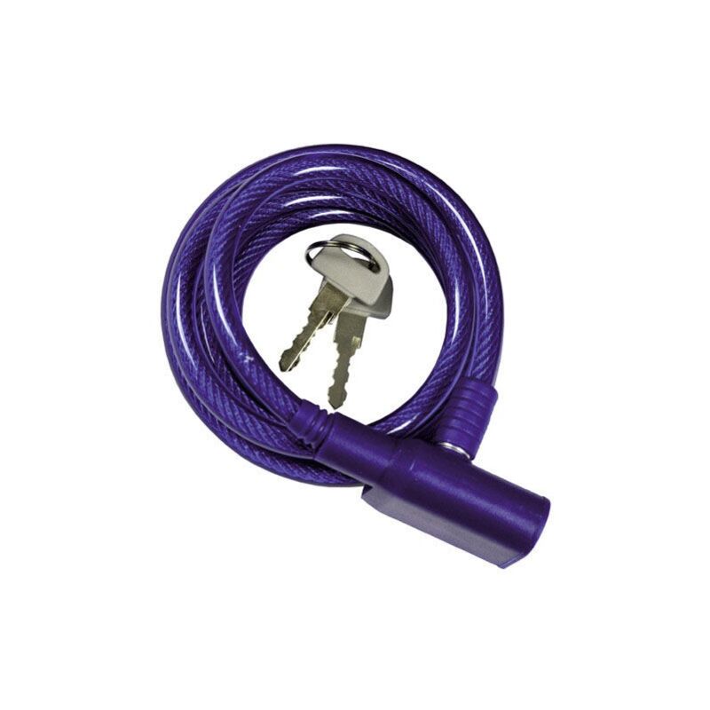 

Cable bicicleta espiral con llave 8 mm. x 150 cm.