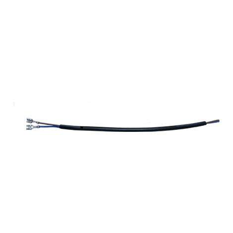 Câble bipolaire faston femelle 6.3mm longueur 250mm