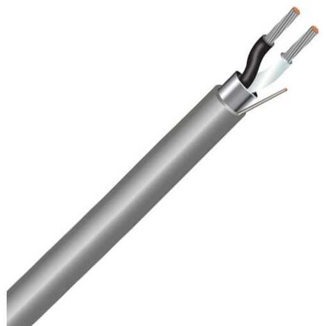 Câble blindé 2xAWG18 – 2 conducteurs en cuivre étamé – Tension 300V – Isolation PVC – Longueur au mètre – 8760 – Belden
