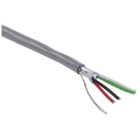 Câble blindé 4 conducteurs AWG 22 – Tension 300V – Faible capacitance – Pour installations audio et contrôle – 8723 – Belden