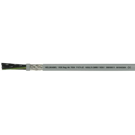Câble blindé 4x2,5mm² HELUKABEL FLEXCYJZ425