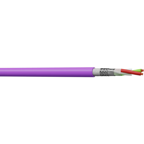 Câble BUS CAE Multimedia Connect, 2x 0,64 mm 22, Blindé PROFIBUS, 100m ( Prix pour Bobine de 100 Mètres )