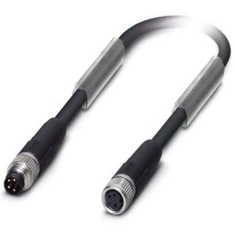 Câble BUS Phoenix Contact 2 conducteurs , M8 Femelle vers M8 Mâle, 130mm ( Prix pour 1 )