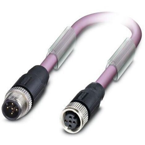Câble BUS Phoenix Contact, M12 Femelle vers M12 Mâle, 300mm ( Prix pour 1 )