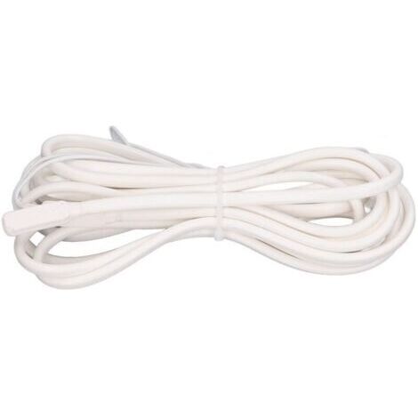 Cable calefactor para tuberías, 200 W, 5 m, 70 °C, protección contra heladas, cable calefactor impermeable, corriente alterna 220 V