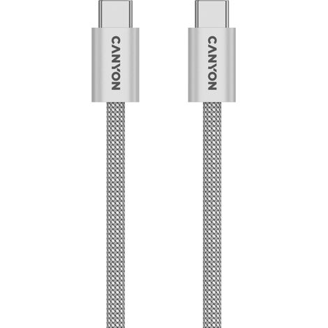 Cable CANYON OnWire 60MG CC 60W con imán trenzado, 1 m, gris