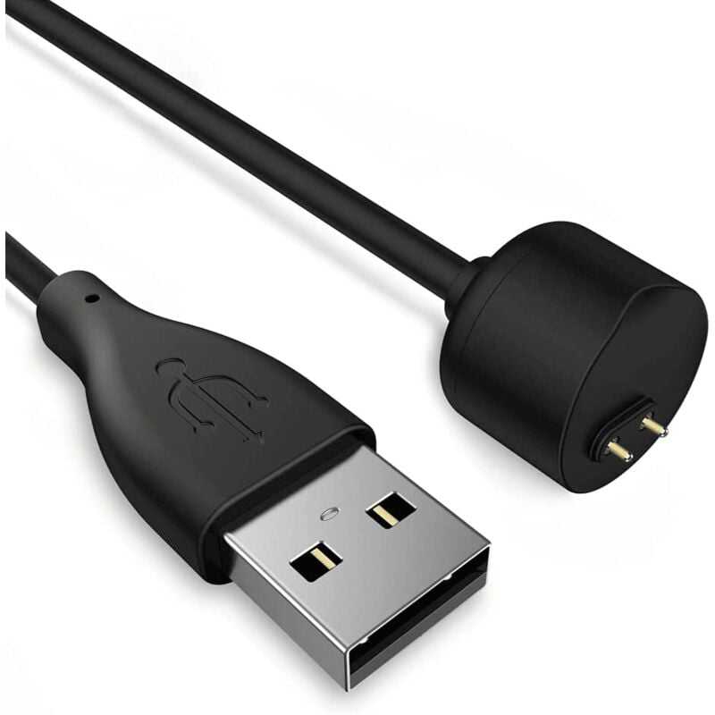 

Cable carga y sincronizacion compatible con Xiaomi mi Band 5 30 cm Neg