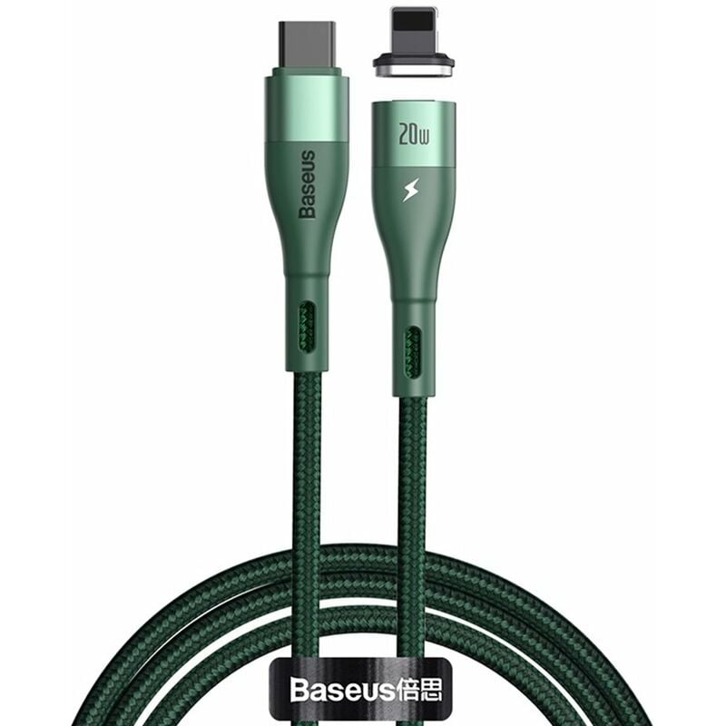 

Cable cargador Cable tipo C PD Cable de carga rapida de 20 W Compatible con iPhone 12 7 Xr 11 Pro Max Cable USB tipo C,Verde oscuro, 1m - Baseus