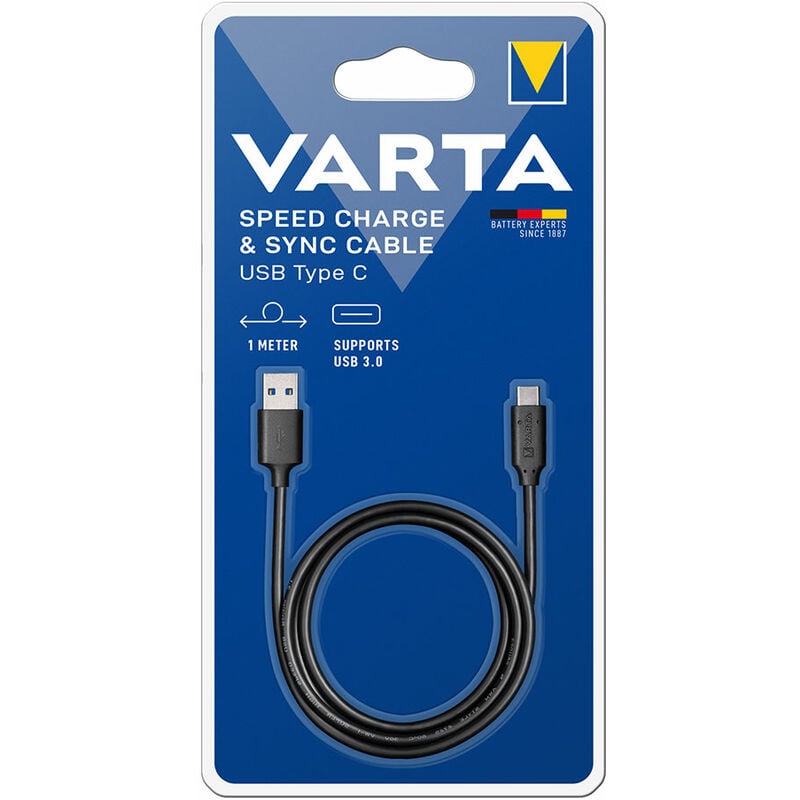 

VARTA Cable cargador rapido varta usb conector c