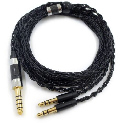 Câble casque avec interface jack 2,5 mm/3,5 mm/4,4 mm pour Hifiman Sundara/Ananda - 4,4 mm