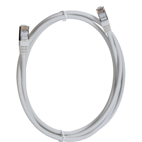 Câble cat 8 catégorie 8 S/FTP RS PRO, Blanc, 2m LSZH Avec connecteur Droit LSZH ( Prix pour 1 )