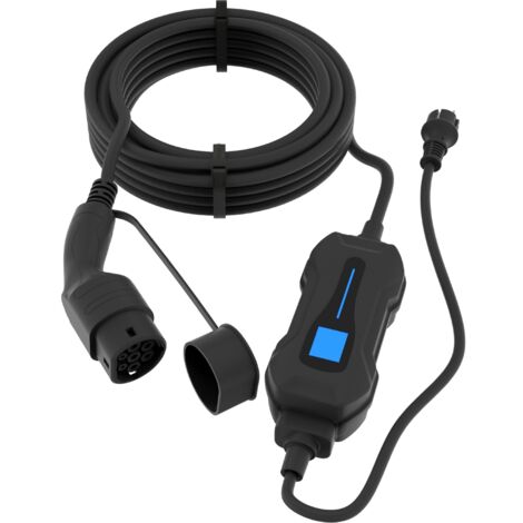 câble charge - irve - monophasé 10 a - 5 mètres - mode 2 - avec sac - bizline 771111