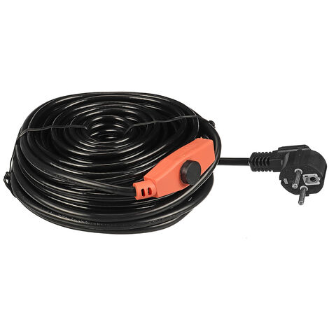 Cable chauffant avec thermostat antigel canalisation tuyau eau