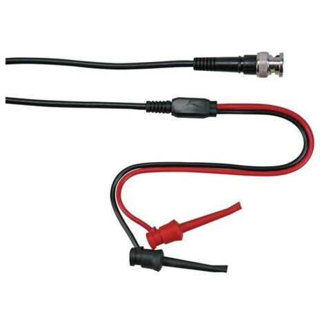 Cable Coaxial 1m - Bnc Male + 2 Grip-test Miniatures