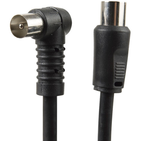 CABLE COAXIAL ANTENA DIGITAL 1,5 M NEGRO - EHLIS
