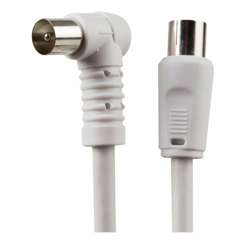 

Cable Coaxial Antena Digital 2,5 M Blanc