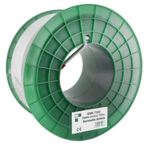 Cable coaxial antena TV 100 mt., SURMEDIA