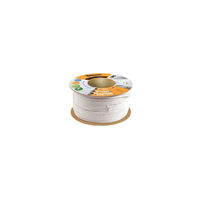 

Cable coaxial blanco CXT rollo 100 metros - Televes