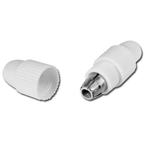 Cable coaxial blanco empalme 80003-20110 blister