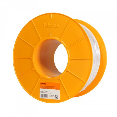 Cable Coaxial Cu T100plus Dca Blanco (100m) Televes 214110