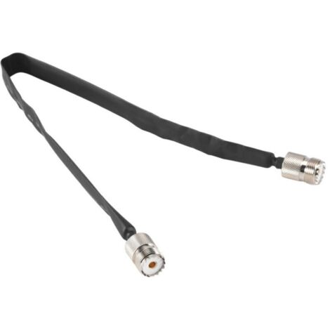 Câble Coaxial Plat SO239 UHF 50 Ohm Passe Porte Fenêtre Rallonge Pigtail