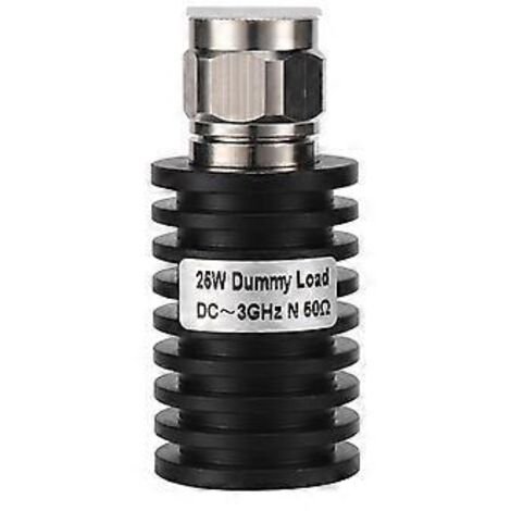 Câble coaxial RF 25 W, connecteur N mâle, petit format, 50 ohms, CC-3 GHz, fiche de charge fictive
