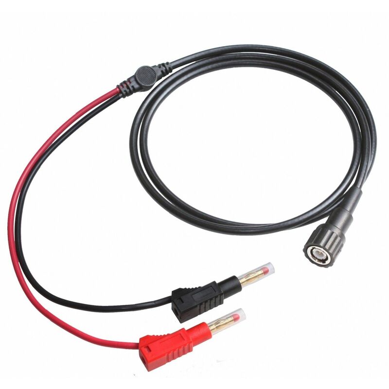 

Cable coaxial RG58 BNC macho a bananas