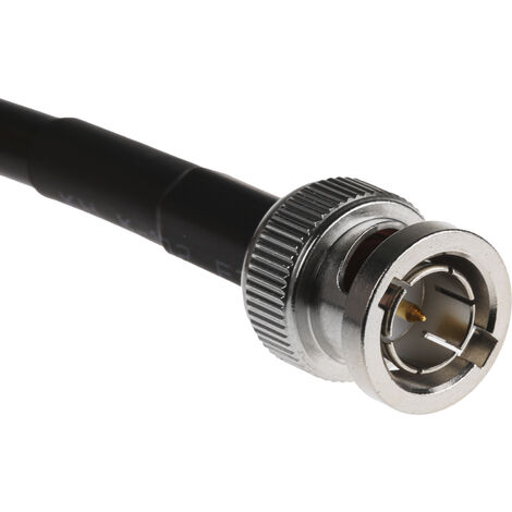 Câble coaxial RG59 RS PRO, Avec connecteur BNC mâle, 1m ( Prix pour 1 )