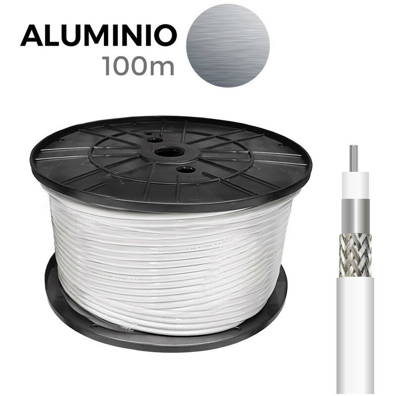 EDM - Câble Coaxiale Aluminium Euro - 200 mêtres