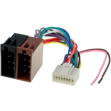 Cable compatible avec Autoradio Alpine 16PIN Vers ISO 2