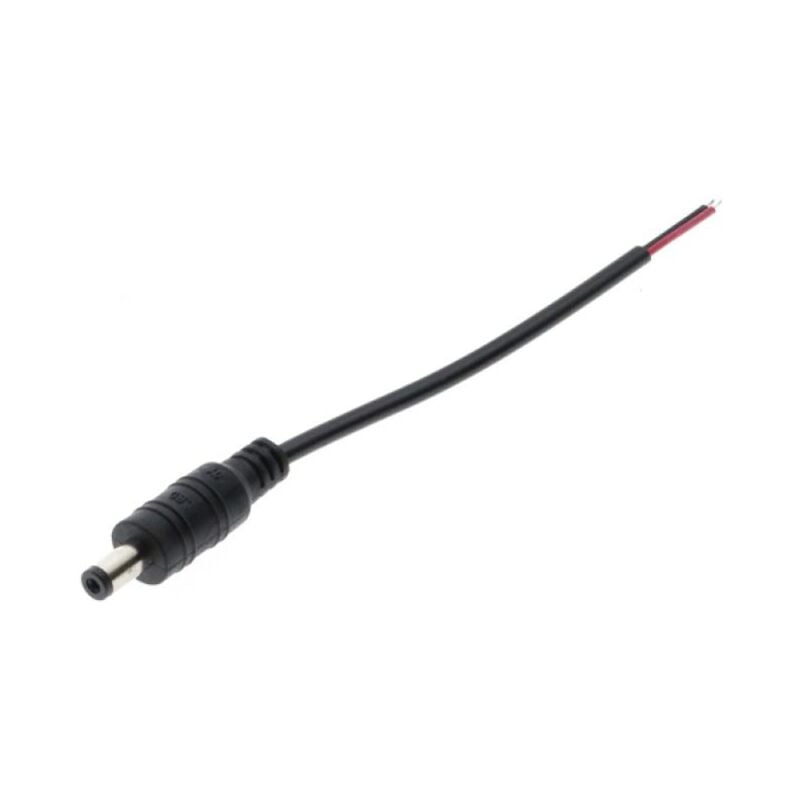 

Cable Conector Jack Macho 12/24V DC Negro | IluminaShop