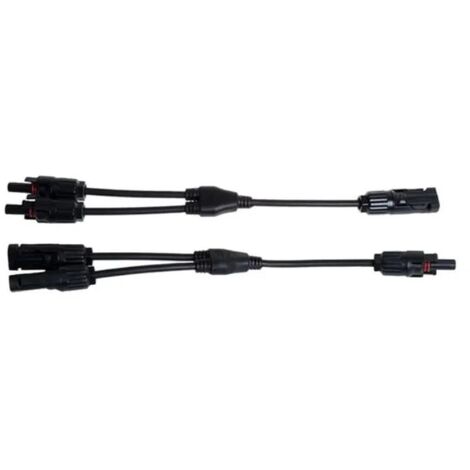 Cable Conector MC4 2 A 1 Flex para 4-6mm2 IP67     IluminaShop