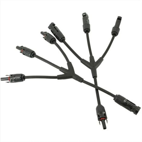 Cable Conector MC4 3 A 1 Flex para 4-6mm2 IP67     IluminaShop