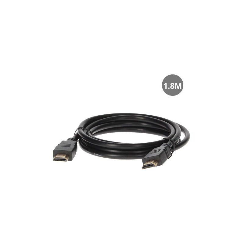 

Cable conexión HDMI a HDMI Negro 1.4 / 1.8M